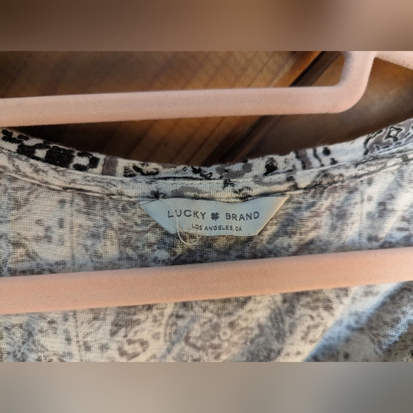 Lucky Brand patterned top - Picture 3 of 3